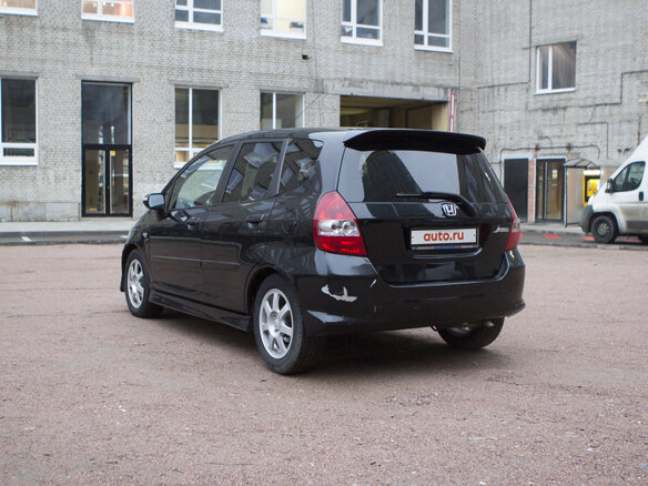 2008 Honda Jazz I Рестайлинг, чёрный - вид 5