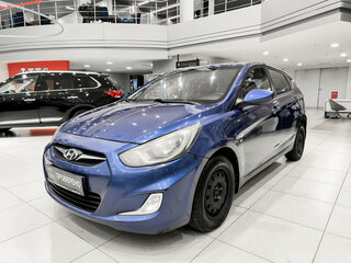 2011 Hyundai Solaris I, синий, 499000 рублей, вид 1