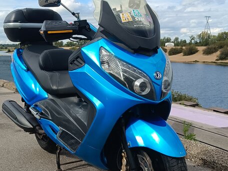 2013 Sym Maxsym 400, синий, 240000 рублей, вид 1