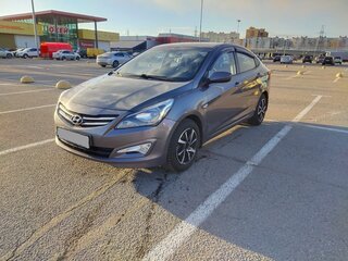 2014 Hyundai Solaris I Рестайлинг, серый, 1100000 рублей, вид 1