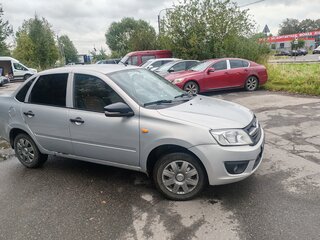 2014 Lada (ВАЗ) Granta I, серебристый, 165000 рублей, вид 4