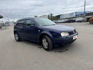 2002 Volkswagen Golf IV, синий, 380000 рублей, вид 2
