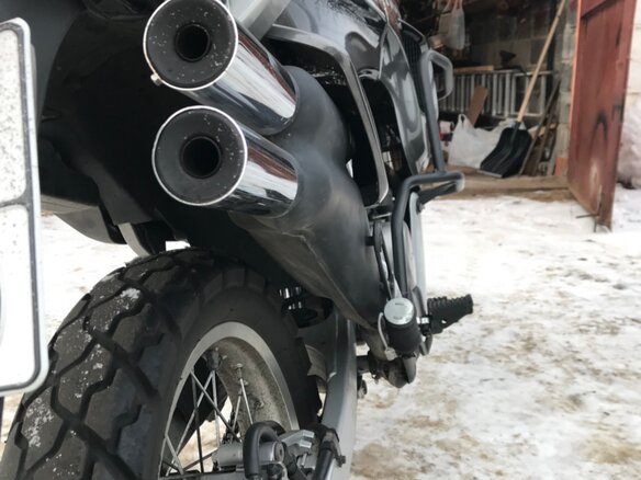 1999 Honda XL600V Transalp, серебристый - вид 13