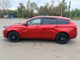 2017 Lada (ВАЗ) Vesta SW I, красный, 820000 рублей, вид 5
