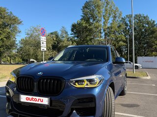 2021 BMW X3 30i xDrive III (G01) Рестайлинг, синий, 4850000 рублей, вид 2
