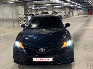 2020 Toyota Camry US Market VIII (XV70) Рестайлинг, синий, 2900000 рублей, вид 2