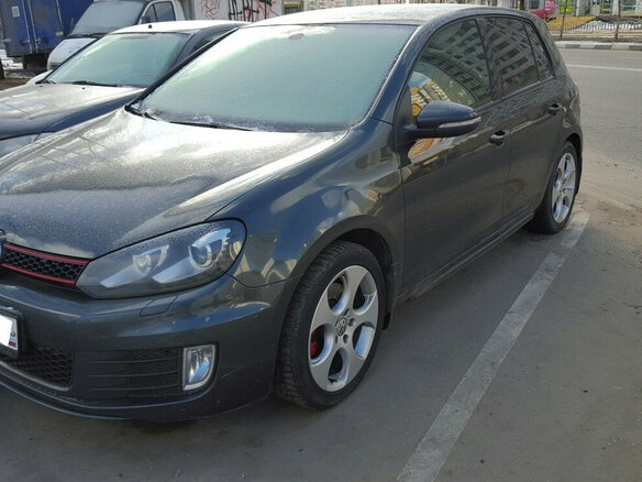 2012 Volkswagen Golf GTI VI, серый - вид 2