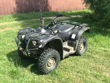 2018 Stels ATV-500YS Leopard, чёрный, 445999 рублей, вид 1
