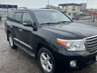 2015 Toyota Land Cruiser 200 Series Рестайлинг 1, чёрный, 4300000 рублей, вид 5