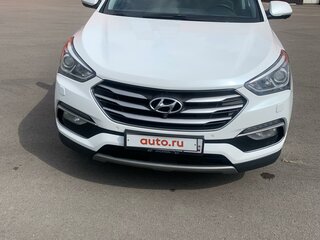 2017 Hyundai Santa Fe III Рестайлинг, белый, 2600000 рублей, вид 3