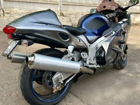 2006 Suzuki GSX 1300 R Hayabusa, синий, 760000 рублей, вид 5