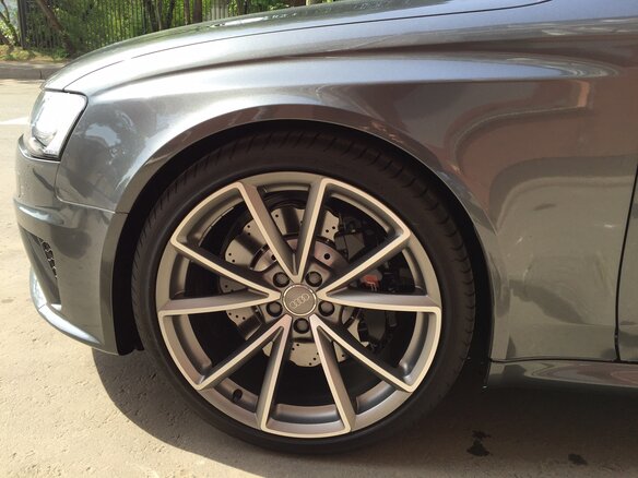 2015 Audi RS 4 III (B8), серый - вид 5