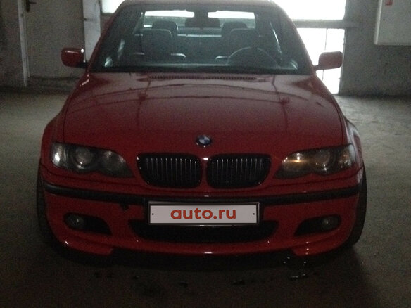 2003 BMW 3 серии 325xi IV (E46) Рестайлинг, красный