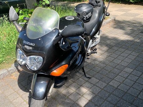 2002 Suzuki GSX 750F Katana, чёрный, 300000 рублей, вид 2