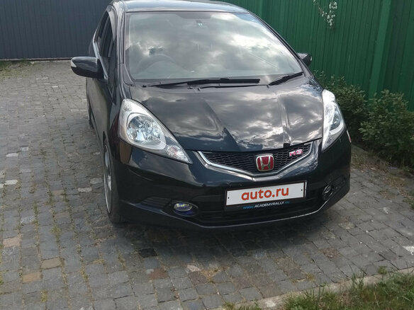 2008 Honda Fit II, чёрный - вид 2