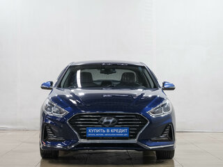 2017 Hyundai Sonata VII (LF) Рестайлинг, синий, 1509000 рублей, вид 2