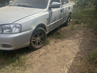2005 Hyundai Accent ТагАЗ II, серебристый, 96000 рублей, вид 1