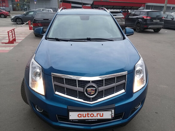 2010 Cadillac SRX II, синий - вид 2