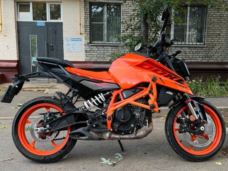 2024 KTM 390 Duke, оранжевый, 500000 рублей, вид 2