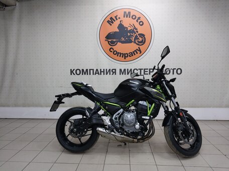 2019 Kawasaki Z 650, чёрный, 715000 рублей, вид 1