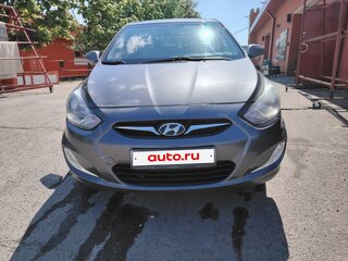 2012 Hyundai Solaris I, чёрный, 750000 рублей, вид 2