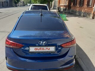 2021 Hyundai Solaris II Рестайлинг, синий, 2149000 рублей, вид 4