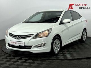 2015 Hyundai Solaris I Рестайлинг, белый, 1260000 рублей, вид 2