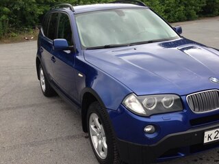 2006 BMW X3 30i I (E83) Рестайлинг, синий, 750000 рублей, вид 1