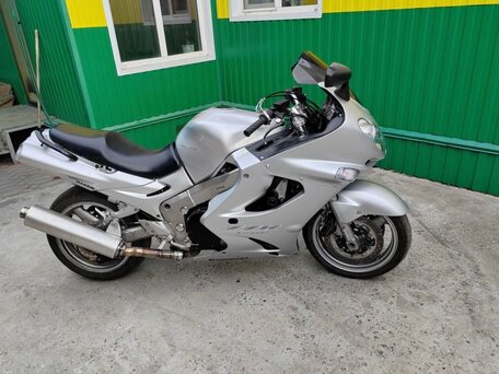 2002 Kawasaki ZZR 1200, серый, 405000 рублей, вид 1