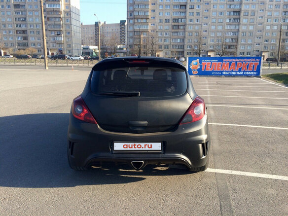2008 Opel Corsa GSi D, чёрный - вид 4