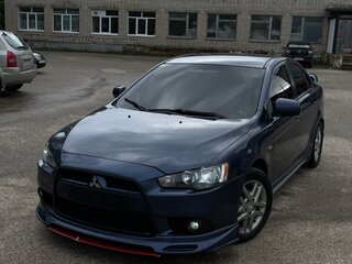 2011 Mitsubishi Lancer X Рестайлинг, синий, 650000 рублей, вид 1