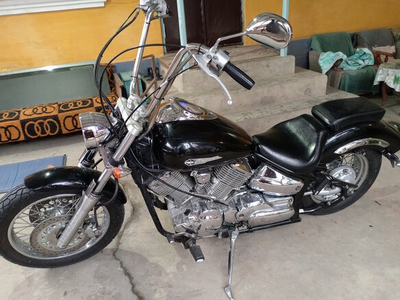 2003 Yamaha XVS1100, чёрный, 500000 рублей - вид 9