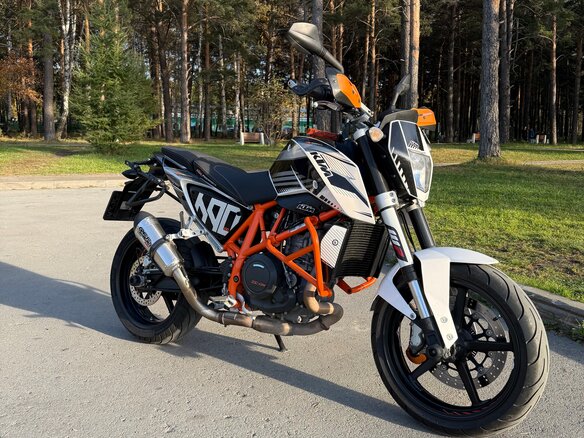 2012 KTM 690 Duke, белый, 425000 рублей - вид 11