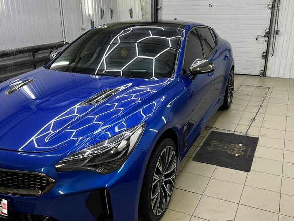 2018 Kia Stinger I, синий - вид 1