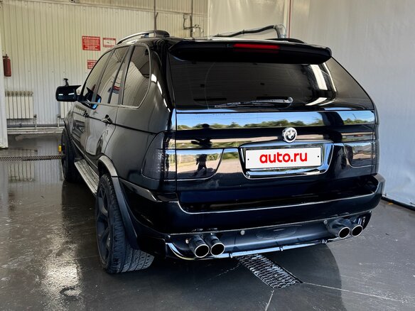 2002 BMW X5 3.0i I (E53), чёрный - вид 9