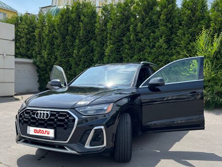 2021 Audi Q5 45 TFSI II (FY) Рестайлинг, чёрный, 3500000 рублей, вид 3