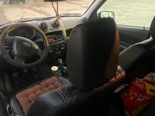 2013 Lada (ВАЗ) Granta I, пурпурный, 370000 рублей, вид 5