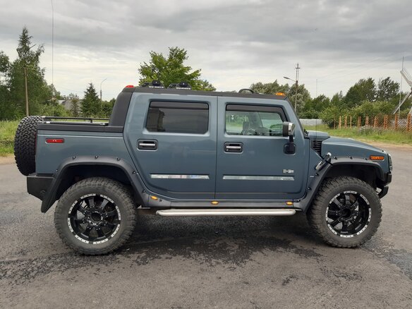 2005 Hummer H2 I, серый - вид 11