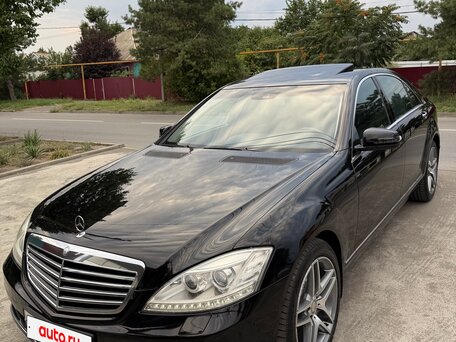 2010 Mercedes-Benz S-Класс 350 V (W221) Рестайлинг, чёрный, 1850000 рублей, вид 1
