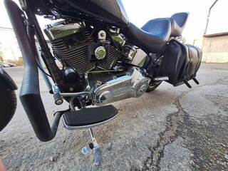 2009 Harley-Davidson Softail Custom, чёрный, 1200000 рублей, вид 3