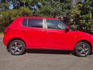 2012 Skoda Fabia II Рестайлинг, красный, 600000 рублей, вид 4