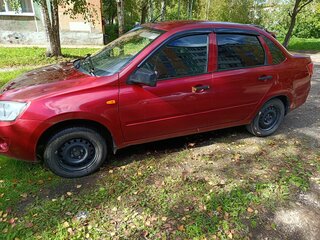 2013 Lada (ВАЗ) Granta I, красный, 220000 рублей, вид 2