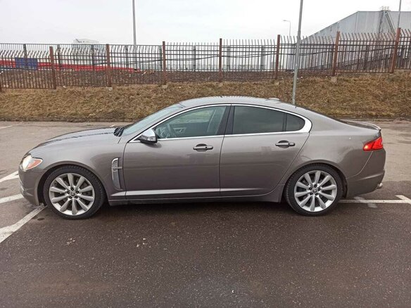 2008 Jaguar XF I, серый, 950000 рублей - вид 8