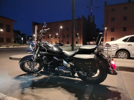 2002 Yamaha XVS400 Drag Star, чёрный, 410000 рублей, вид 4