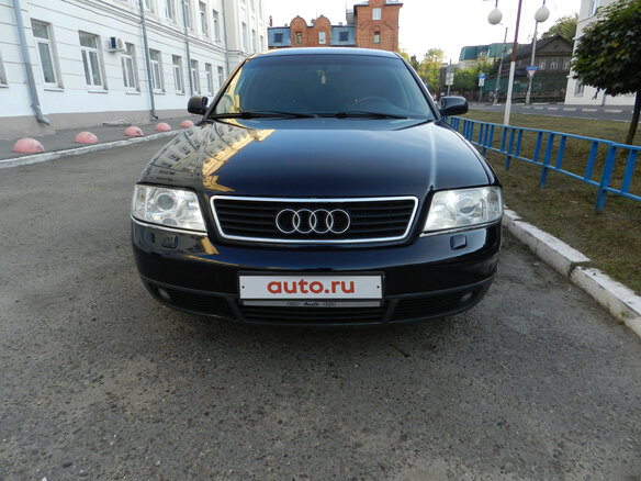 2001 Audi A6 II (C5) Рестайлинг, синий - вид 1
