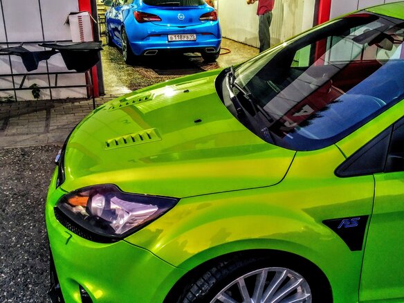 2010 Ford Focus RS II, зелёный, 7500000 рублей - вид 7