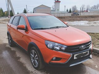 2021 Lada (ВАЗ) Vesta SW Cross I, оранжевый, 1490000 рублей, вид 2