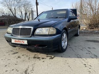 1998 Mercedes-Benz C-Класс 180 I (W202) Рестайлинг, синий, 1350000 рублей, вид 1
