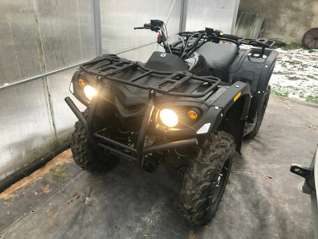 2019 Stels ATV-500YS Leopard, чёрный, 569000 рублей, вид 2