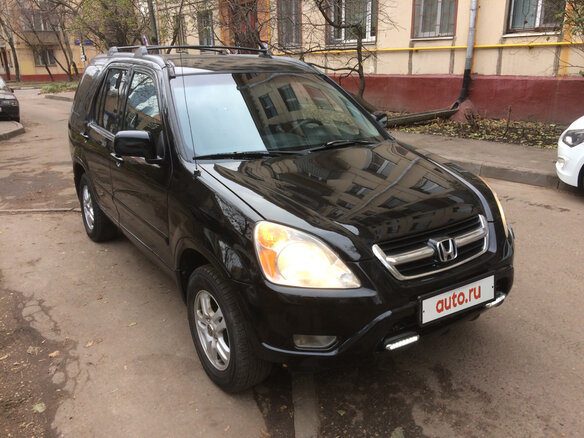 2005 Honda CR-V II Рестайлинг, чёрный